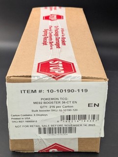 Pokemon Mega Evolution Phantasmal Flames ME02 Booster 6 Box Case Sealed #2