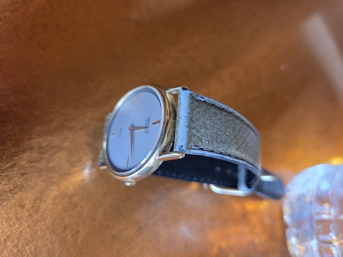 Vintage 1977 [Near MINT] SEIKO Chariot Gold 25mm Qz Mens Unisex 