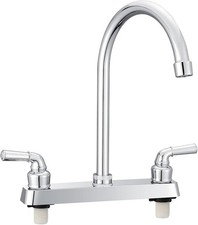 ABS Kitchen Faucet 8" Main Body,Non-Metallic RV Kitchen Faucet 360 Rotatable...
