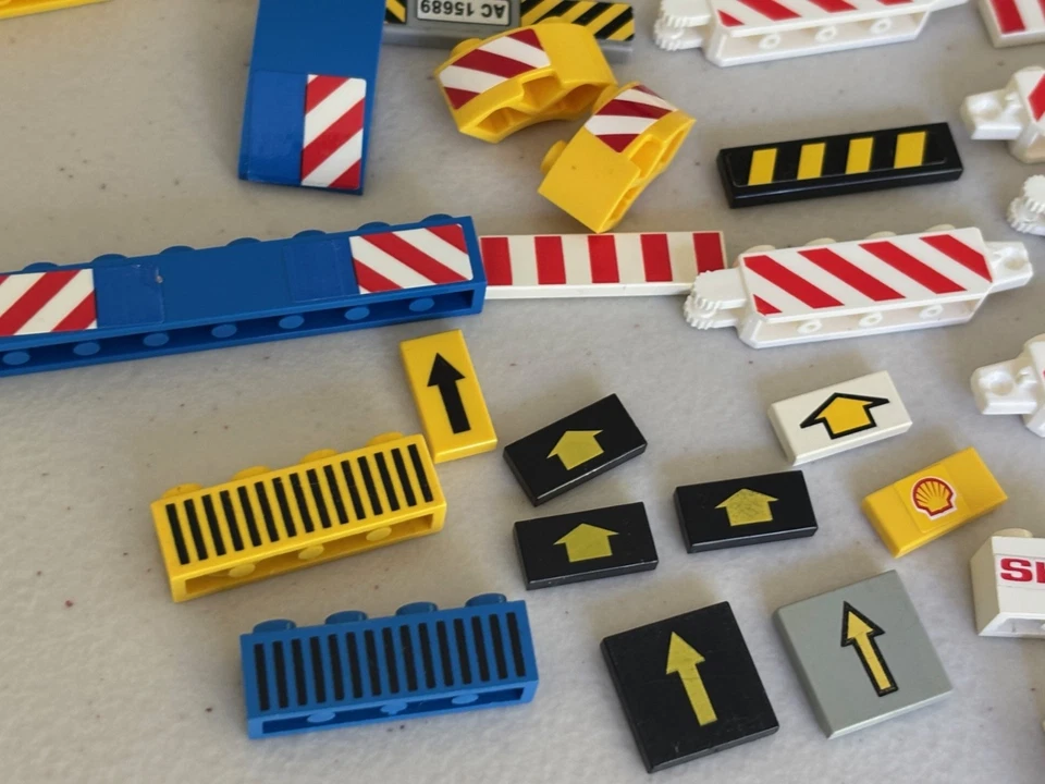 LEGO Lot of 88 Train Road Tile Brick Decorate Decal Printed Sticker Construction - Image 4 of 4