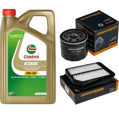 Inspektionspaket Castrol EDGE Titanium 5W-30 LL 5L für Suzuki Grand Vitara II