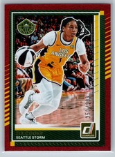 2025 Panini Donruss WNBA Red Shimmer 350 of 399 #69 Zia Cooke