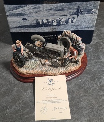 Border Fine Arts B0912 ''Changing Times'' Ford Ferguson N9 Traktor - Originalverpackt mit Zertifikat