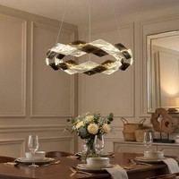 HäNgeleuchte Pendellampe Esszimmerlampe Led KüChenlampe Kristalllampe H 130 Cm