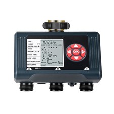 DEWENWILS Sprinkler Timer 3 Zone, 4 Programma...