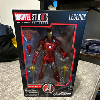 Hasbro Marvel Legends Iron Man Mark VII The Avengers Figure Boxed w/ Extras