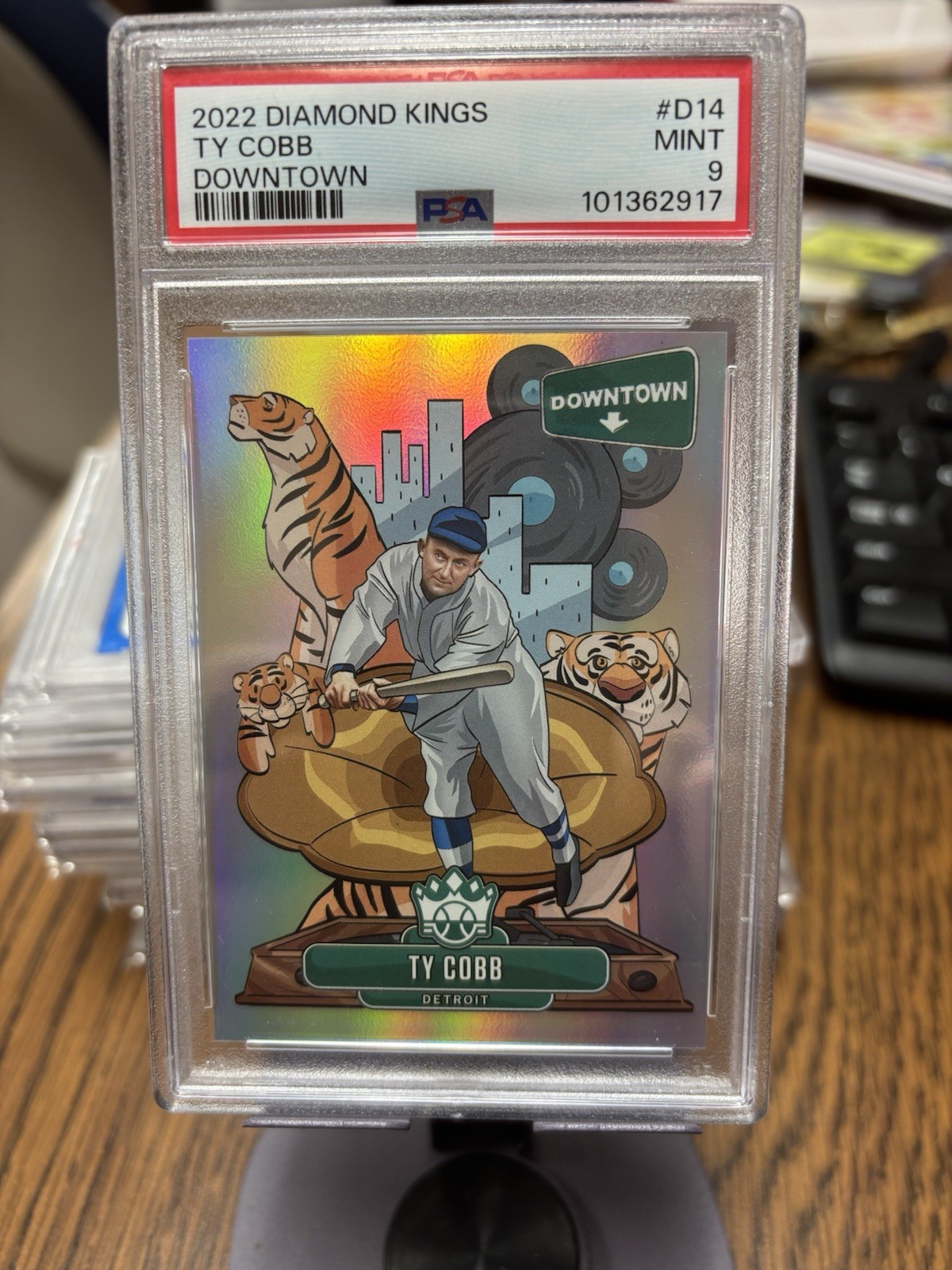 2022 Panini Diamond Kings - Downtown Ty Cobb #D14