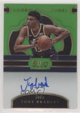2017-18 Select Rookie Signatures Neon Green Prizm 51/65 Tony Bradley Auto 0q0m