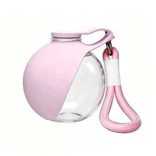 2-in-1 Portable Dog Water Bottle for Small Dogs, 285ML Leak Proof & Compact Dog