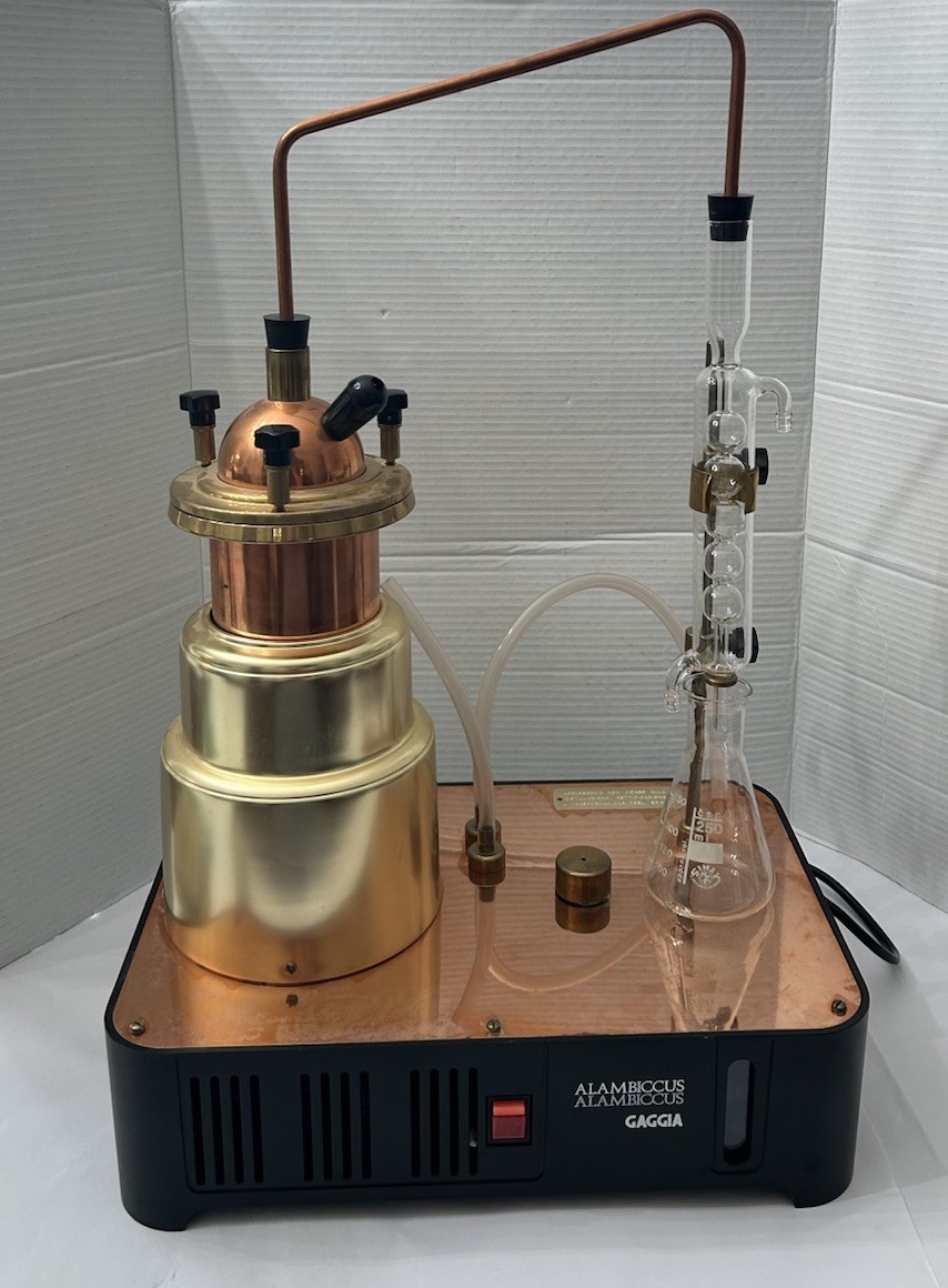 Alambiccus Gaggia Electric Tabletop Still Alembic Distiller Made in Italy