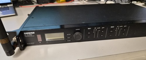 Shure ULXD4D Dual Channel Digital Wireless Receiver H50 Band 534-598 MHz
