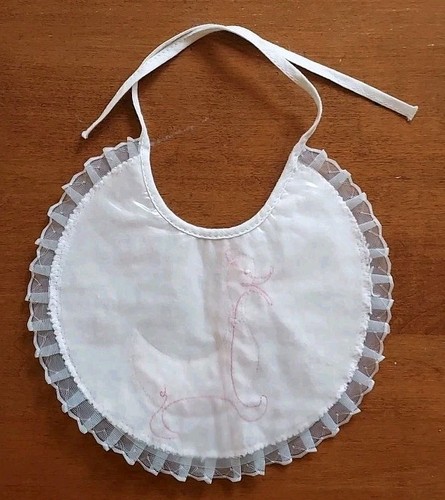 LOT VINTAGE Baby Spring Romper w Bloomers, Lace Dress, Goose Bib Bonnet Hat Sets - Picture 5 of 18