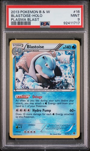 Blastoise graded PSA 9 for sale on eBay
