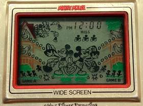 Vintage 1981 GAME & WATCH - MICKEY MOUSE MC-25 - LCD Game (Very Good Condition)