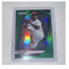Panini 2025 Prizm Green Prizm Tink Hence #168 Cardinals Baseball