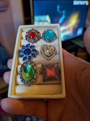 6 Ginger Snap Charm Jewelry Lot or  craft ideas.  1 free charm with order.