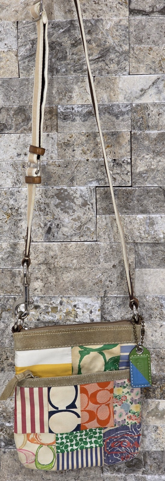 Coach Hampton Vintage Y2K Patchwork Crossbody Bag… - image 11