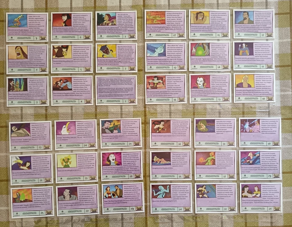 Xena Warrior Princess "The Battle Of Mount Olympus" Animated 72 Trading Cards - Image 4 of 4