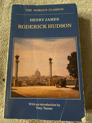 Roderick Hudson; Paperback Henry James 1980