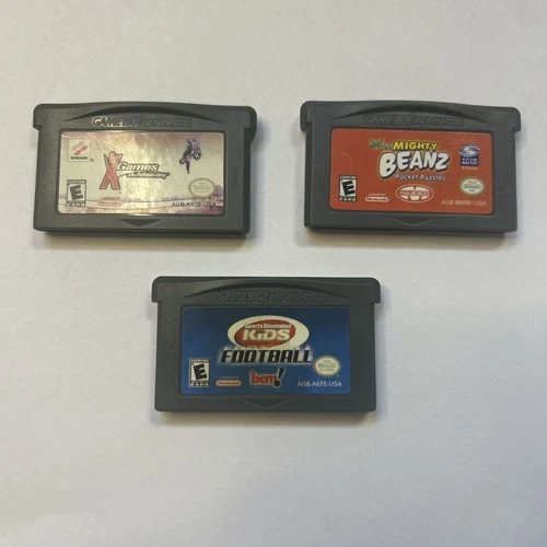 Nintendo Gameboy Advance Lot of 3 Video Games. Authentics And Working!