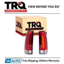 TRQ Performance Rear Tail Lights Set Fits 88-00 Chevrolet GMC