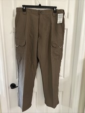 Wrangler Authentics Performance Cargo Pants Taupe Men's Size 38x30 ZM830WB NWT