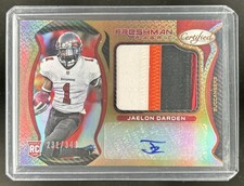 2021 Certified Jaelon Darden RC Patch Mirror Bronze Auto Freshman Fabric #/349