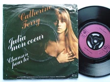 Catherine Ferry Julia Mon Coeur 7" Barclay 36005 EX/VG 1976 picture sleeve