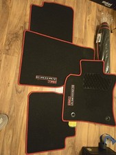 New Oem Toyota Camry 2018-2024 Trd Floor Mats Black With Red Stitching
