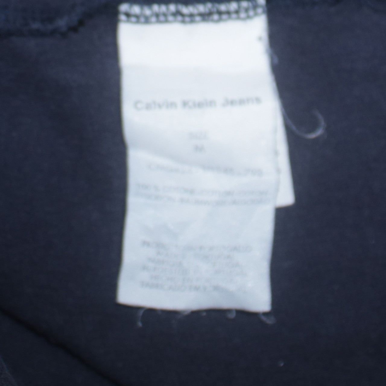 Calvin Klein Blue Hoodie Mens M image 8