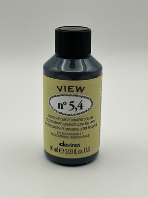 Davines VIEW 5,4 Warm Brown  High Shine Liquid Demi Permanent Hair Color