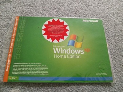 Microsoft Windows XP Home Edition Produkt 2002 Nr3