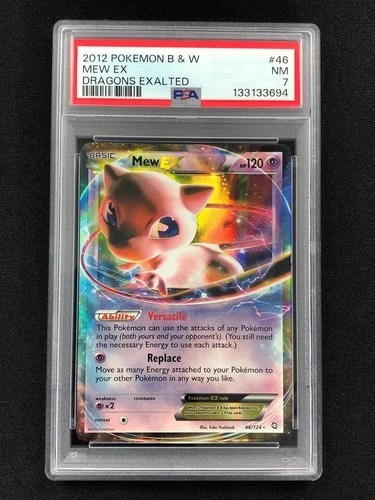 Pokemon 2012 Mew EX 46/124 PSA 7