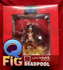 Marvel Deadpool Action Figure Q-Fig from QMX - New In Box - Loot Crate Exclusive