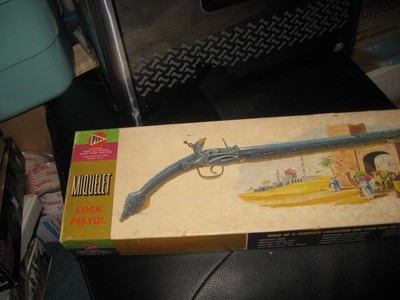 Vintage 1:1 scale Miquelet Turkish Rifle by Pyro from 1960s