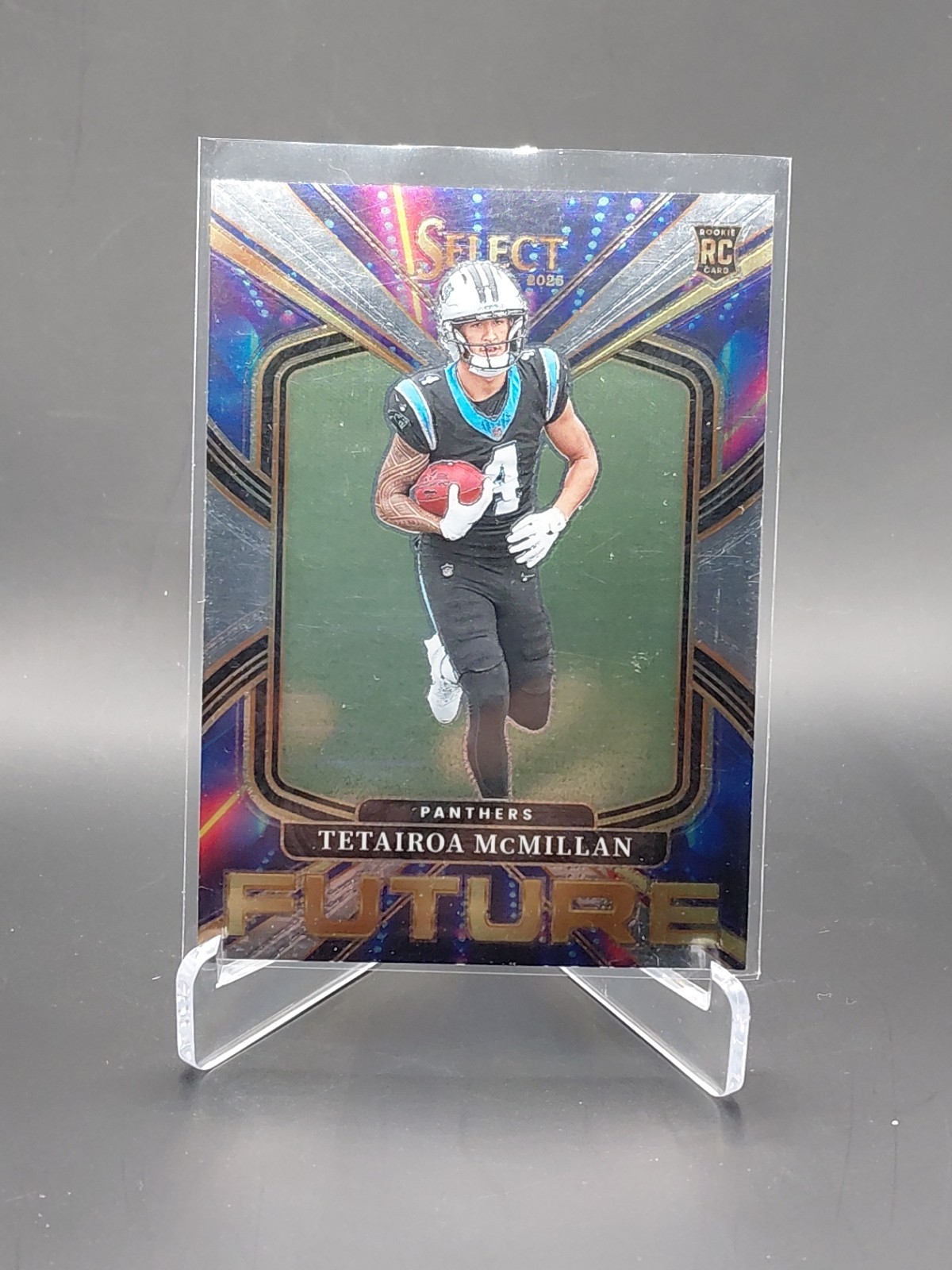 2025 Panini Select - Select Future Tetairoa McMillan #1 Silver Prizm (RC)