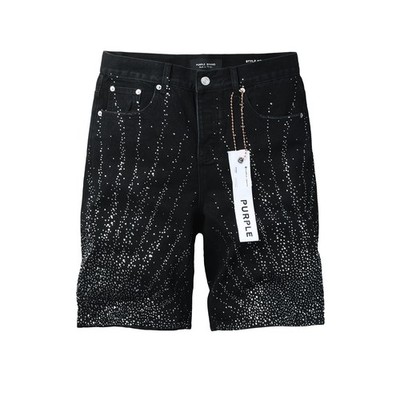 2026 New Purple Brand men's fashion splash-ink Slim fit jeans