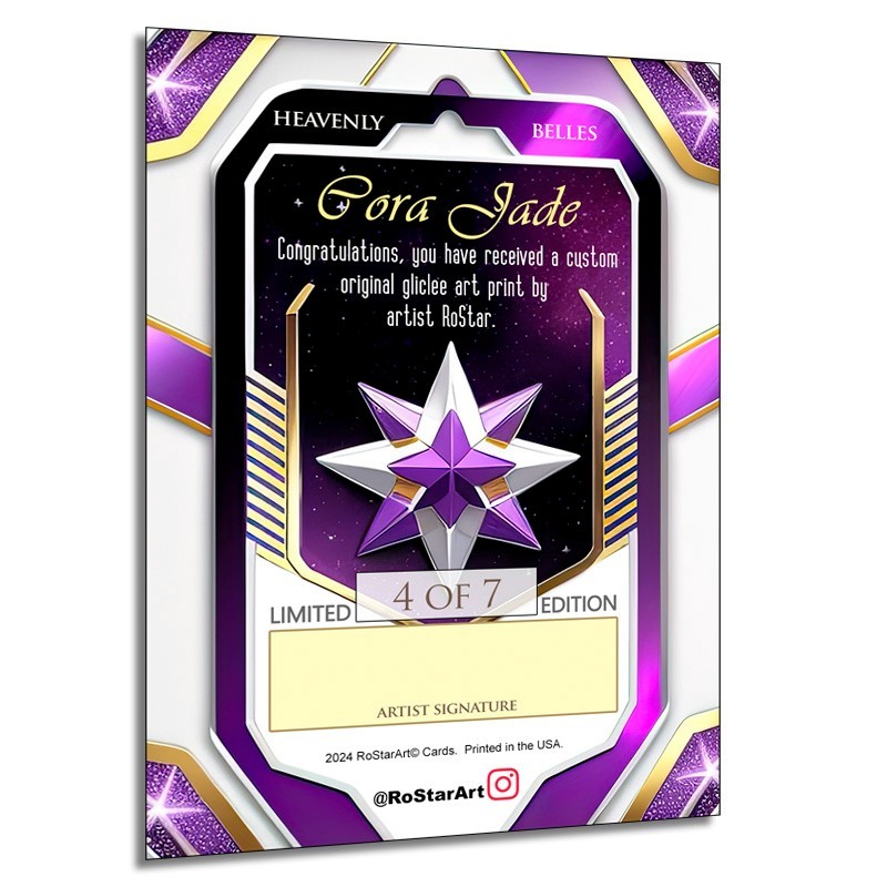 CORA JADE WWE Wrestling Model Diva #4/7 ACEO Art Print Card by RoStar