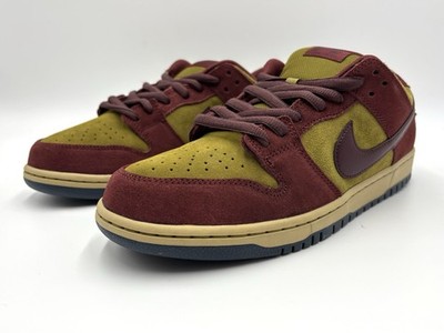 Nike SB Dunk Low Pro Dark Team Red Burgundy Crush Men s Size 12 HQ1625-600