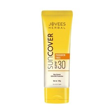 Jovees Herbal Sandalwood SPF 30 Sunscreen 100g Lightweight Oil Free UVA UVB