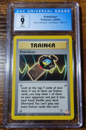 PokéGear (Unlimited) graded CGC 9 for sale on eBay