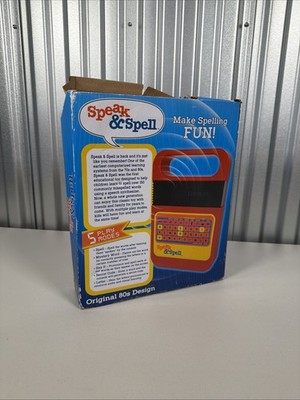 Basic Fun! 09624 Speak & Spell Electronic Game Classic Retro Interactive Toy ,Educational Learning System For Boys & Girls Aged 4 Years and Up