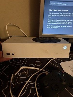 Microsoft Xbox Series S White Home Console w/ controller.  512Gb storage 
