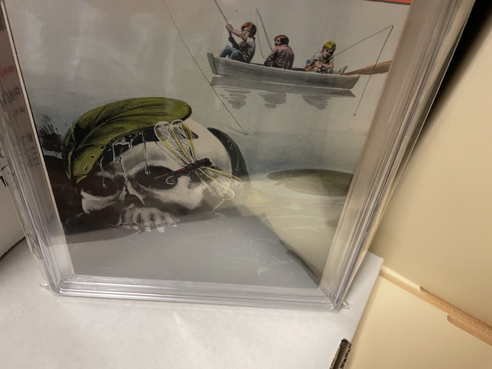 House of Secrets #105 CGC 9.4 White Pages - Grey Tone Cover, Skull Cover 1973 DC