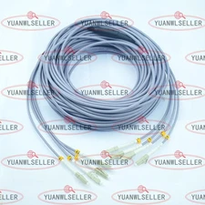 15M Indoor Armored Cable Multi-Mode LC-LC 4 Strand 9/125 Fiber Optic Patch Cord