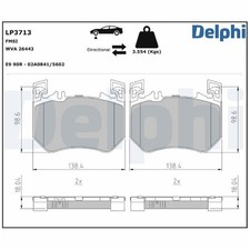 Satz Bremsbeläge Bremsklötze vorne für Mercedes GLC C254 X254 S-Klasse | 7482 Satz Bremsbeläge Bremsklötze vorne für Mercedes GLC C254 X254 S-Klasse | 7482
