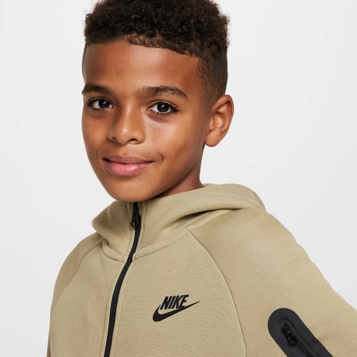 Nike SPORTSWEAR TECH POLAR CREMALLERA COMPLETA SUDADERA MARRÓN Talla XL HV5867-238 - Imagen 4 de 4