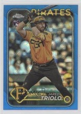 2024 Topps Chrome Logofractor Edition Blue Refractor /150 Jared Triolo #79 11s9
