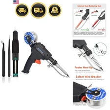 Soldering Gun Kit 5 in 1 Electric Soldering Iron Soldering Tool Set with Deso...