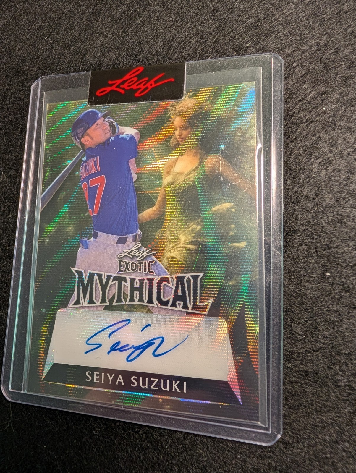 Leaf Exotic 2023 Seiya Suzuki MA-SS1 Mythical Autographs Auto 1/1 Cubs